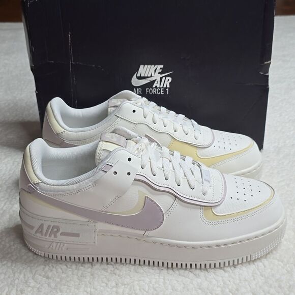 NIB Nike Air Force 1 Low Shadow Sail Platinum Violet (Women's) Size 12 - Picture 3 of 11